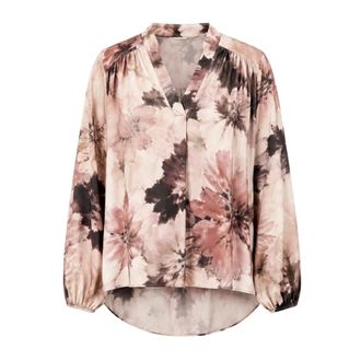 2-Biz Overhemden, Dames, Bruin, M, Blouses