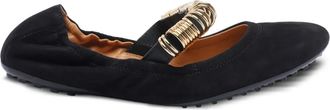 Tod's Ballerine con anello - Nero
