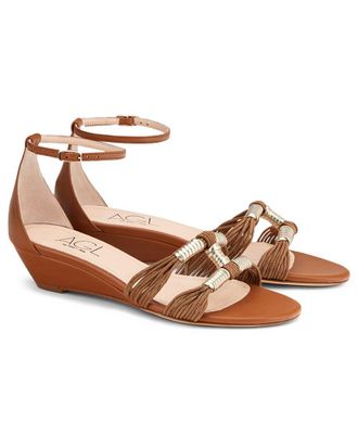 AGL Agl Wenda Ankle Strap Leather Sandal