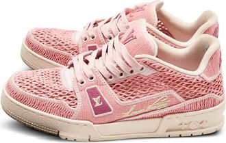 Louis Vuitton Sneakers in maglia - Rosa