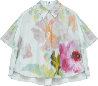 Loewe Camicia a fiori - Blu