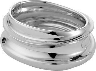 JENNY BIRD Lennon Silver Brass Bangle - One Size