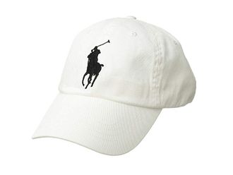 Polo Ralph Lauren Big Pony Chino Mens Cap Mens Caps White, Cotton