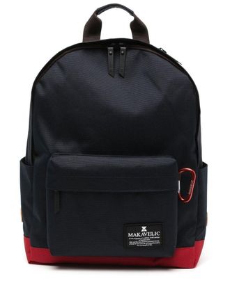 Makavelic logo zipped backpack - unisex - Polyester - OS - Blue