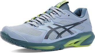 Asics Solution Speed FF 4 Mens Tennis Shoes Grey Blue/Ironclad : 10.5 D - Medium, Synthetic