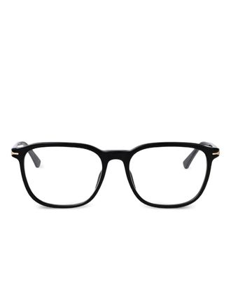 Montblanc MB0438O glasses - men - Recycled Acetate - 53 - Black