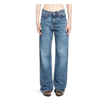 Our Legacy Wata Cut Jeans - female - Our Legacy - Straight Fit Jeans - Blue - W28 - Jeans