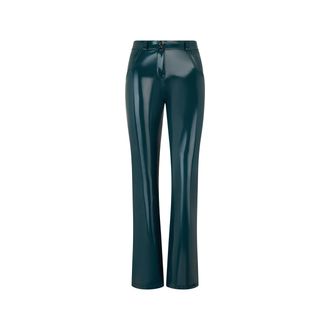 Freddy Pantaloni WR.UP vita regular a zampa in tessuto latex