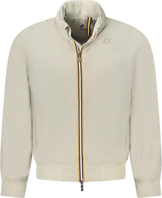 K-Way Beige Nylon Jackets & Mens Coat