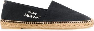 Saint Laurent Black Canvas Mens Espadrilles