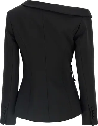 Giuseppe Di Morabito Womens Black Virgin Wool Blazer Clothing