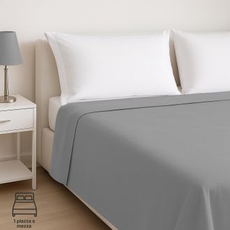 KASANOVA Lenzuolo piano a 1 piazza e mezza, 180x280 cm