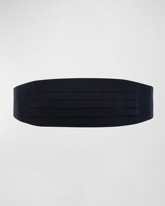Trafalgar Store Men & apos;s Sutton Pleated Satin Cummerbund