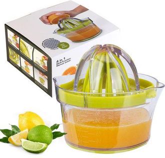 OEM Exprimidor De C&iacute;tricos Bomstom, 400 Ml, 2 Conos Extra&iacute;bles, Apto Para Lavavajillas, Verde