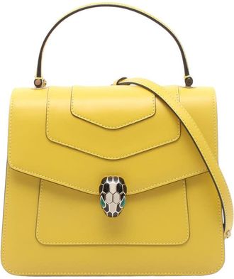 Bulgari Pre-owned Bvlgari Calfskin Serpenti Forever Top Handle Bag Ladies 47P8L6S6NR9VNHL5