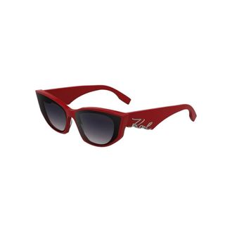 Karl Lagerfeld Sunglasses, female, Red, Size: ONE SIZE Acetate Fashion Sunglasses