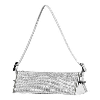 Benedetta Bruzziches Tassen, Dames, Grijs, ONE Size, Satijn, Joy Bag - Lovers