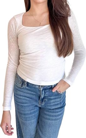 Bloomingdale's Dani Seamless Tee In White