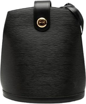 Louis Vuitton Pre-owned Cluny Bucket Bag - Dames - Vintage Tas - Zwart - ONE Size - Leer - Vintage
