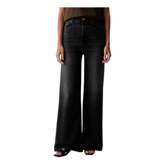 Twinset Dames, Jeans, Zwart, Maat: W26 Katoen