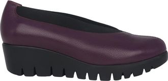 Wonders Schoenen, Dames, Paars, 42 EU, Paarse Dames Loafer Slip-On Stijlvol