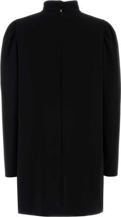 Max Mara Womens Black Crepe Embassy Dress Nero Exterior: Acetate Polyester Abiti