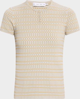 Proenza Schouler Shelle Sweater in Micro Check