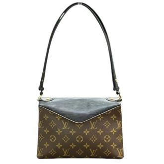 Louis Vuitton Pre-owned Monogram Shoulder Bag - Dames - Pre-owned - Bruin - Maat: ONE Size Leer