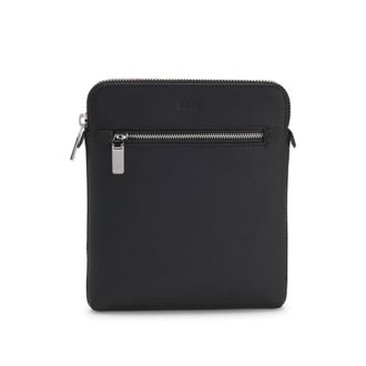 BOSS Leather envelope bag with embossed logo
