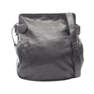 Loewe Pre-owned Cross Body Bags, female, Black, Size: ONE SIZE Pre-owned Anagram Leather Shoulder Bag