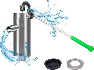 OEM Bomba Manual - Bomba De Agua Manual - Acero Inoxidable - Ahorro De Energ&iacute;a - 10 M De Profundidad - Para El Hogar, Jard&iacute;n, Patio, Etc