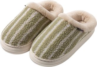 Generic Womens Slippers Cozy Womens Winter Indoor Shoes Soft Fleece Lined Warm Comfortable Home Footwear With Thick Sole For Ladies And Men Couples Design Coz