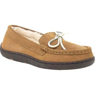Tempur-Pedic WomenS Zada Suede Moccasin With Plush Comfort In Hashbrown