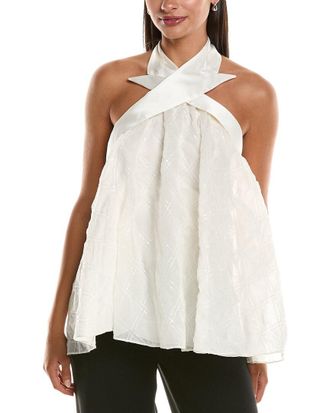 Brunello Cucinelli Silk Capelet Top