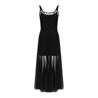 AllSaints Maxi Dresses, female, Black, Size: S Harmonia Dress