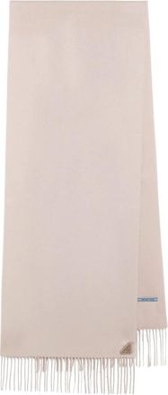 Prada Zijden en Kasjmier Sjaal - Dames - Wintersjaals - Roze - ONE Size - Kasjmier - Accessoires
