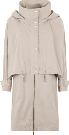 Moorer Kathi - Dames - Parka Jassen - Beige - 2XS - Polyester - Jassen
