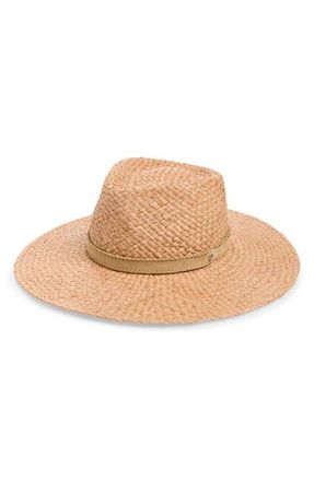 Rag & Bone Western Straw Fedora in Caramel at Nordstrom, Size Medium