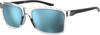Under Armour UA HUSTLE XL MNG/Z0 Mens Sunglasses Clear Size 59
