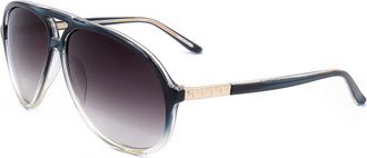 Linda Farrow MATTHEW WILLIAMSON MW46 C5 Womens Sunglasses Black Size 63
