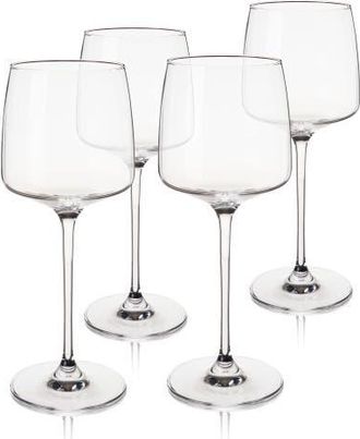 Viski Reserve Julien Crystal Chardonnay Glasses Set of 4 in Clear at Nordstrom