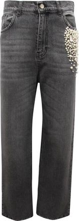 Relish Straight Jeans - Dames - Regular Fit Jeans - Zwart - W26 - Jeans