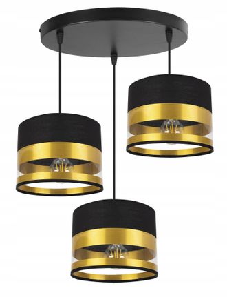 OEM L&aacute;mpara De Techo Moderna Colgante, Pantalla Dorada, Led
