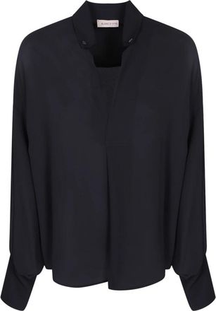 Blanca Vita Ciza Blouse - Dames - Blouses - Zwart - L - Polyester - Overhemden