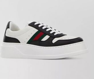 Gucci leather low-top sneakers