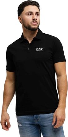Emporio Armani 8Npf 14 Polo - Heren - Polos - Zwart - S - Katoen - Tops