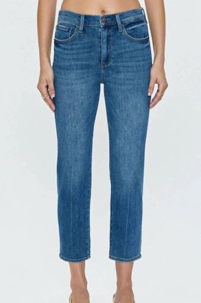 Pistola Denim Monroe Crop High Rise Jeans In Amaya