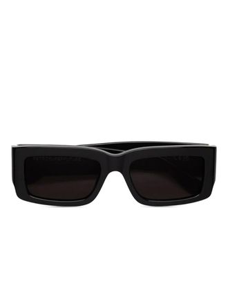 Retro Superfuture rectangle sunglasses - unisex - Bio Acetate - One Size - Black