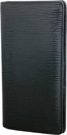 Louis Vuitton Noir Long Wallet (Bi-Fold) (Pre-Owned)