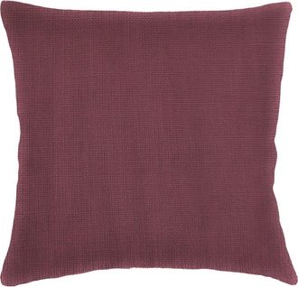 Anaya with Love So Soft Linen Euro Pillow with Down Alternative Insert in Maroon at Nordstrom, Size 26X26